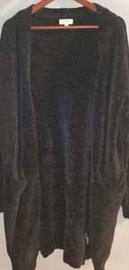 Black cardigan